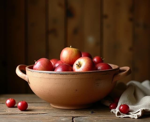 Verkaufte, große rustikale Bauernkeramikschale
